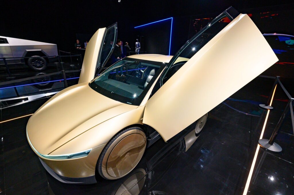 In a Boon for Tesla, Feds Weaken Rules for Reporting on Self-Driving 6 gear cybercab GettyImages 2193378836 84NokP