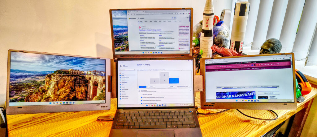 I reviewed the Aura Triple Boost 14 Pro and the three screens made my laptop look like it was part of mission control 5 ju9uEaRgZiyrsrZJjibdFj 9bU770