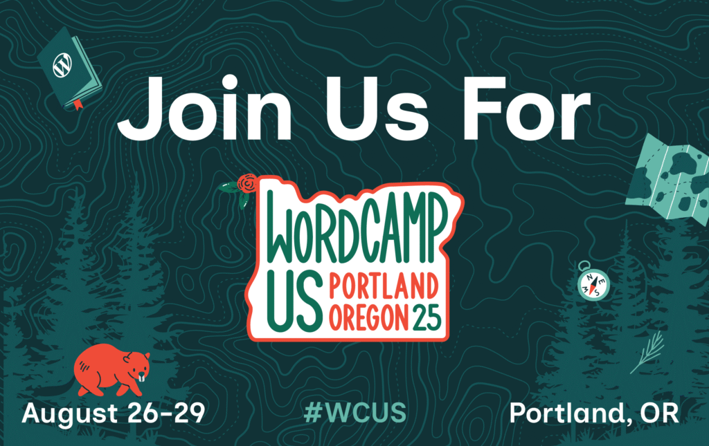 Find WordPress.com at WordCamp US 2025 13 wordcamp us 2025 announcement blog post header D16GXg