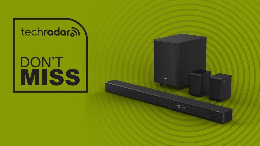 Our favourite cheap Dolby Atmos soundbar with surround speakers is back to its lowest-ever price – don't wait for Black Friday, because it may not last that long!  9 YsQGuhgV6vnttFq5h75MAf 1280 80 2dfX3o
