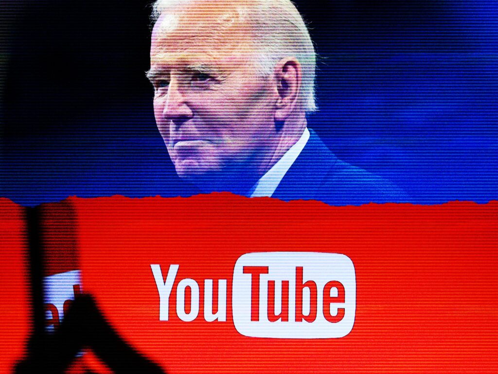 Republicans Claimed Biden Censored YouTube. 20 Employees Seem to Say Otherwise 4 pol biden youtube Getty Mq2NaY